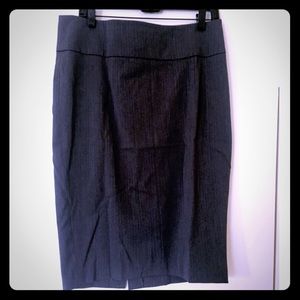 Zara Basics Charcoal Gray Pencil Skirt (L)